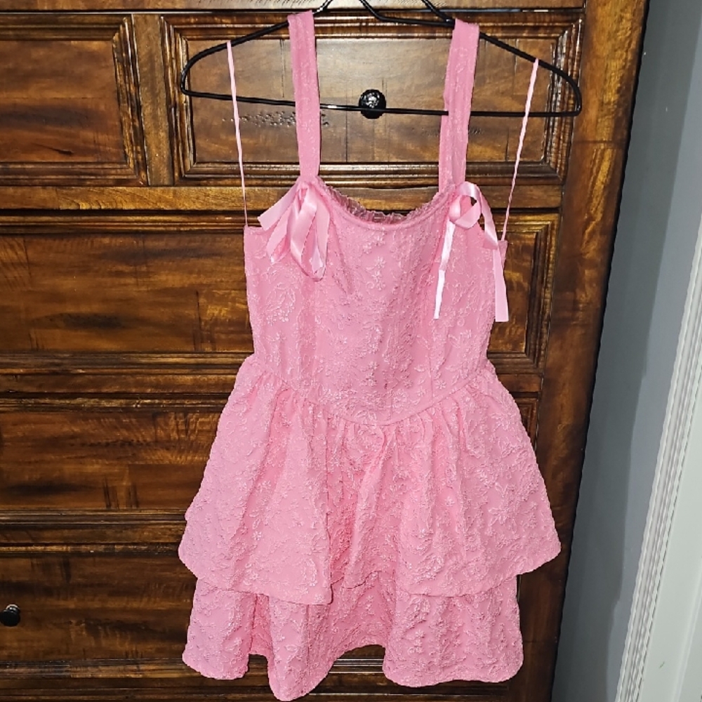 Francesca's Womens Gorgeous Pink Dress!! Sz XS, Excellent Condition!! PINK!